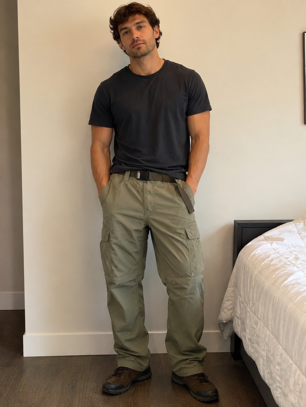 Columbia Men's Cargo Pants in Olive